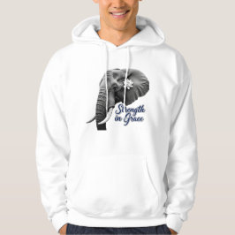 Sudadera Elephant Lotus Strength in Grace Art Print
