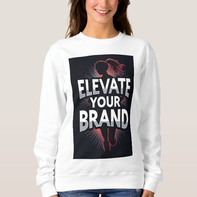 Sudadera Eleva Tu Marca Con Fitness Dinámico (Anverso)