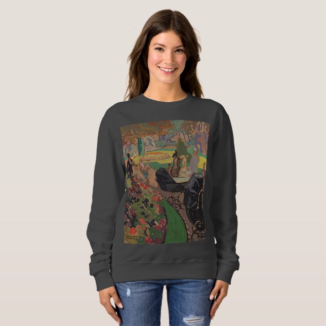 Sudadera Eleva tus sentidos con los sueños del parque de Lu (Anverso completo)