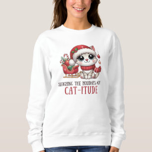 Sudadera Elevación de las vacaciones con la actitud