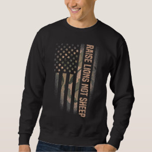 Sudadera Elevar a los leones no ovino Patriota norteamerica
