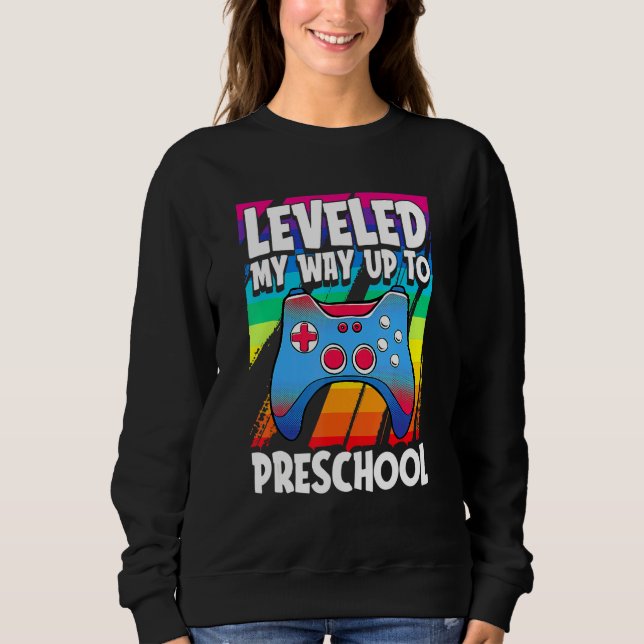 Sudadera Elevar el nivel de preescolar de vuelta a la escue (Anverso)