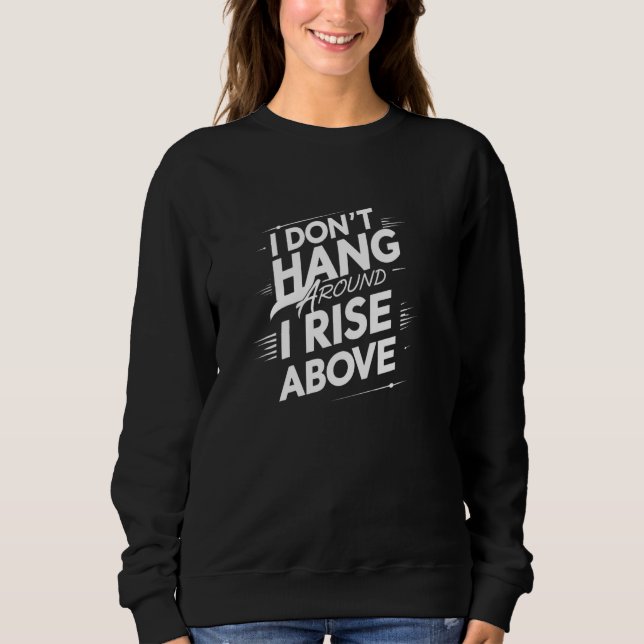 Sudadera Elevar por encima del gracioso aereo (Anverso)