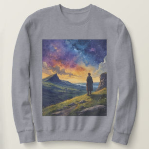 Sudadera Elf Antigua Irlanda Bajo el Cielo Nocturn