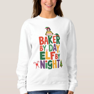 Sudadera Elf Baker Vibes Baking Love Navidades Baking