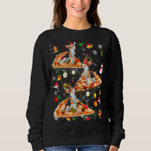 Sudadera Elf Beagle Riding Pizza Galaxy Orna