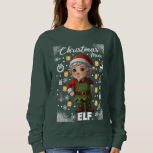 Sudadera Elf de modo navidad