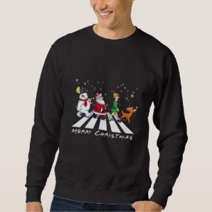 Sudadera Elf Santa Snowman Reindeer Road Merry Chris