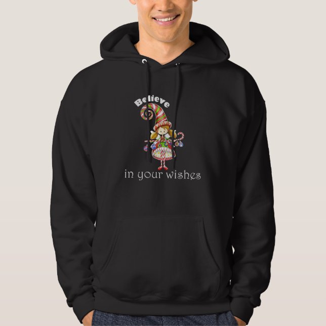 Sudadera Elfe Gnome Wishes Funny Christmas Xmas Gift (Anverso)