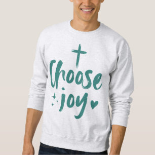 Sudadera Elige Alegría Inspirador Cristiano