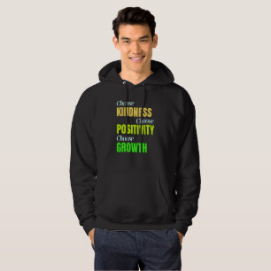 Sudadera Elige amabilidad Positividad Crecimiento