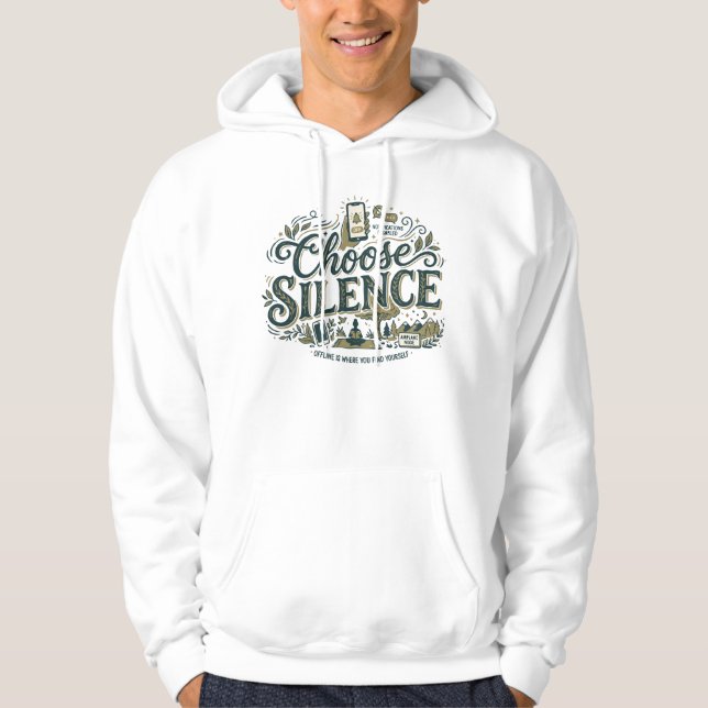 Sudadera Elige el Silencio (Anverso)