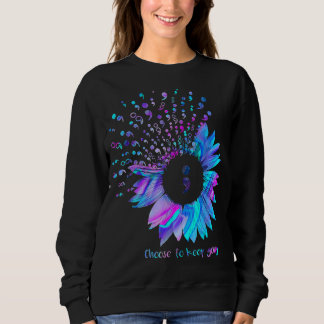 Sudadera Elige Seguir Concienciando Al Suicidio Girasol