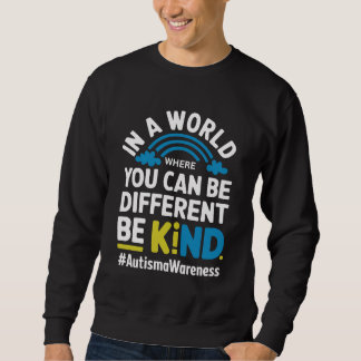 Sudadera Elija Amabilidad Camiseta Floral con Cita Positiva