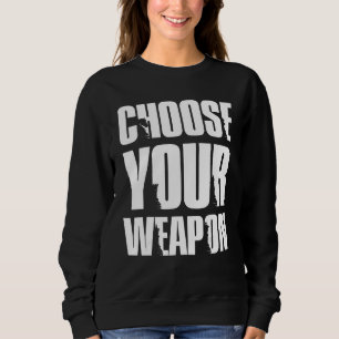 Sudadera Elija su arma de ajedrez Costume ajedrez Appa