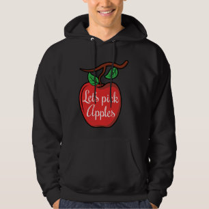 Sudadera Elijamos manzanas recogiendo otoño amor Apple H