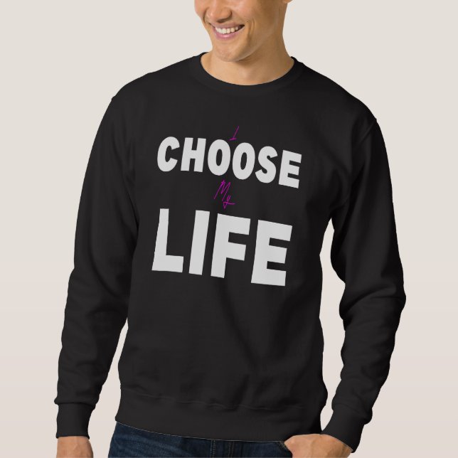 Sudadera Elijo mi vida por elección Roe V Wade (Anverso)