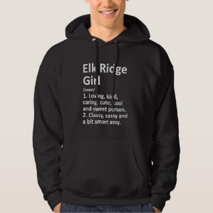 Sudadera Elk Ridge Chica Ut Utah Funny City Home Roots