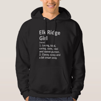 Sudadera Elk Ridge Chica Ut Utah Funny City Home Roots