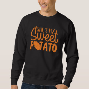 Sudadera Ella es mi batata dulce I Yam Set Couples Thanksgi