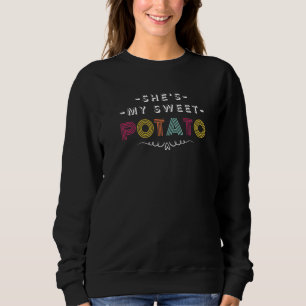 Sudadera Ella es mi batata Yo soy pareja de ñame Día de Acc
