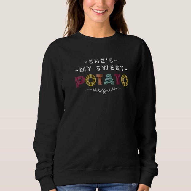 Sudadera Ella es mi batata Yo soy pareja de ñame Día de Acc (Anverso)