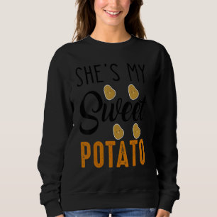 Sudadera Ella es mi batata Yo Yam Set Parejas Día de Acción