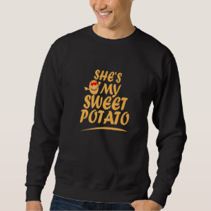 Sudadera Ella Es Mi Dulce Papa I Yam Parejas Coincidiendo