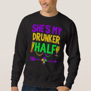 Sudadera Ella Es Mi Pareja Secundaria Pareja Bebiendo Mamáe