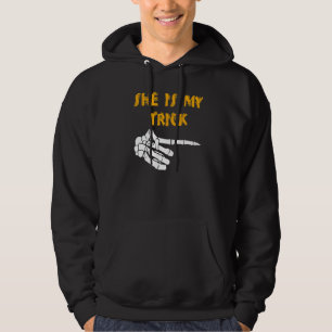 Sudadera Ella es mi truco él es mi regalo Lindas parejas a