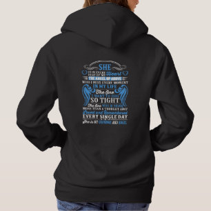 Sudadera Ella está en cada latido de mi corazón mi ángel AB