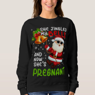 Sudadera Ella jingaba mis campanas Navidades lindas embaraz