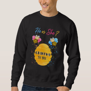 Sudadera Ella o Él Abuela Para Abeja Revelación De Género D