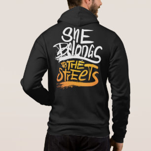 Sudadera ella pertenece a las calles, Only One Place