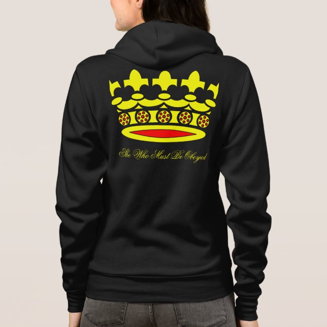 Sudadera Ella que debe ser obedecida (Reverso)