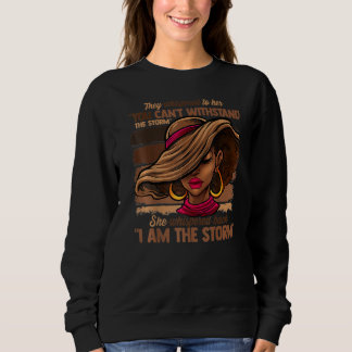 Sudadera Ella susurró IAm La tormenta Black History Mon