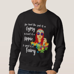 Sudadera Ella tenía el alma de un gitano el corazón de un