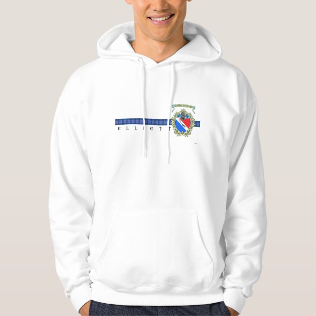 Sudadera Elliott Escudo y Tartán (Anverso)