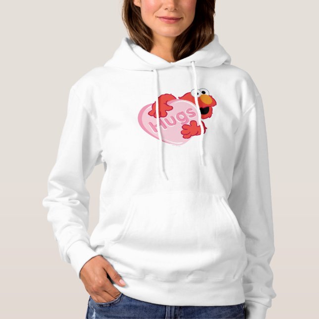 Sudadera Elmo "Abraza" Valentine Heart Candy (Anverso)
