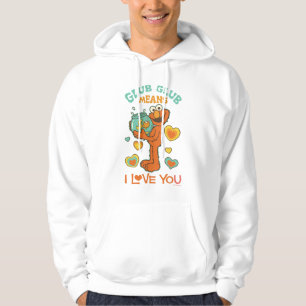 Sudadera Elmo Holding a su Mascota Goldfish