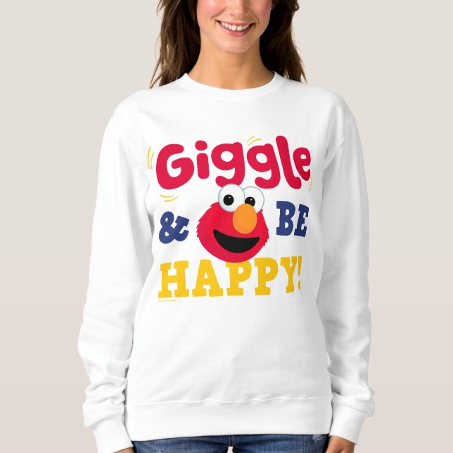 Sudadera Elmo Ríe y Sé Feliz (Anverso)