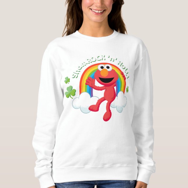 Sudadera Elmo | Shamrock 'n' Roll Arcoiris (Anverso)