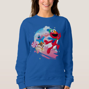 Sudadera Elmo, Tango y Cookie Monster   La mejor Navidad de