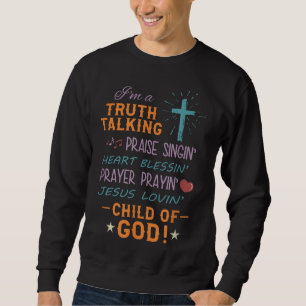 Sudadera Elogio de la verdad Bendiciendo a Dios Hijo De Dio