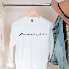 Sudadera Embalse de mujeres de Missouri Script State