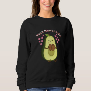 Sudadera Embarazo con aguacate y mamá fruta embarazada Mamá