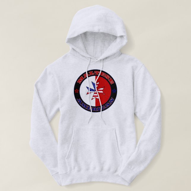 Sudadera Embargo cruzado maltés-americano (Diseño del anverso)