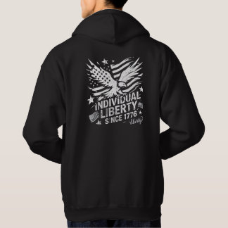Sudadera Emblema angustiado del Día de la Independencia de