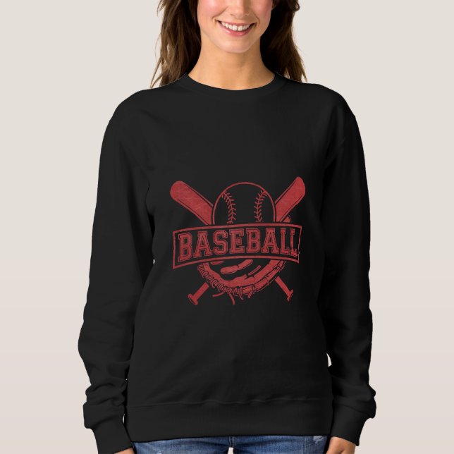 Sudadera Emblema clásico de béisbol (Anverso)
