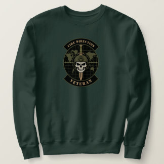 Sudadera Emblema de Artillería Veterano de Dirección de Fue